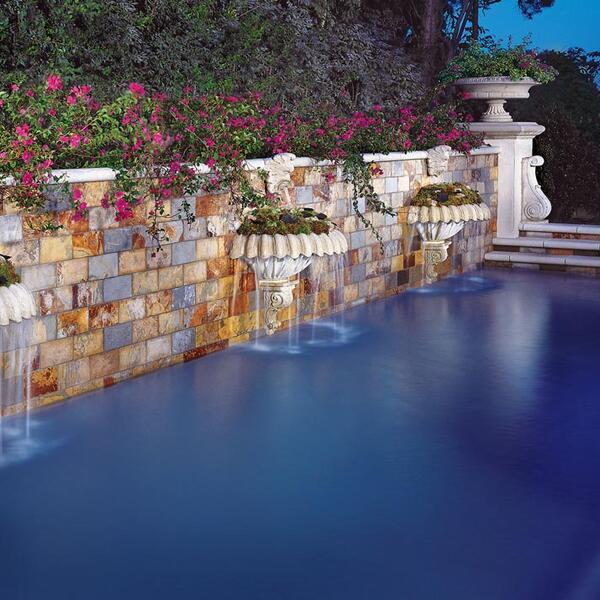 Beautiful Pool and Wall Lighting